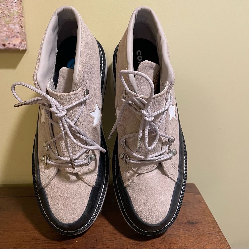 Converse One Star Suede Hiker Bootie Beige 10 - Picture 2 of 7